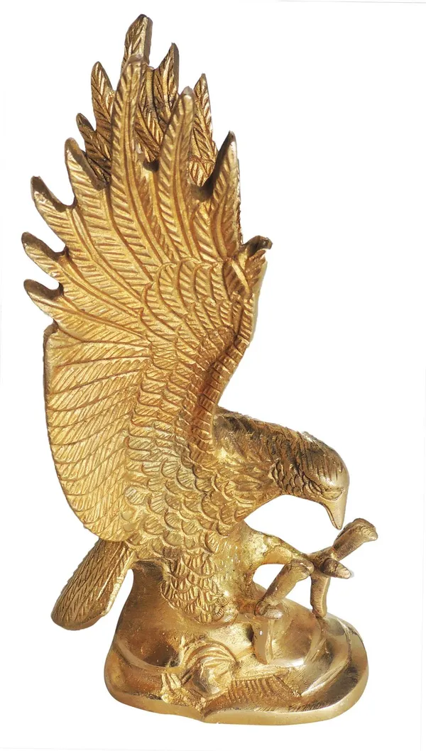 Brass_Showpiece_Eagle_Statue_-_3.5x4x8_Inch_(AN006_B)