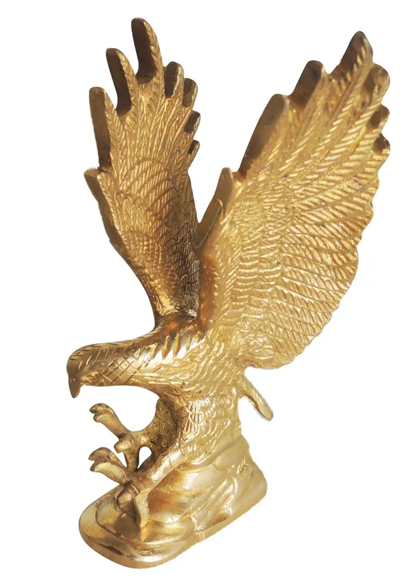 Brass_Showpiece_Eagle_Statue_-_3.5x4x8_Inch_(AN006_B)