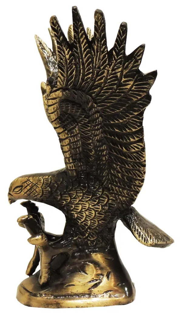 Brass_Antique_Showpiece_Eagle_Statue_-_4x3.8x6.5_inch_(AN006_Y)