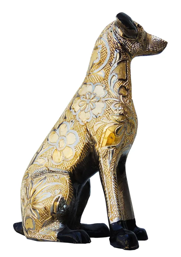 Brass_Showpiece_Dog_Statue_-_4.5x2.7x7_inch_(AN048_C)