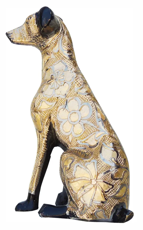 Brass_Showpiece_Dog_Statue_-_4.5x2.7x7_inch_(AN048_C)