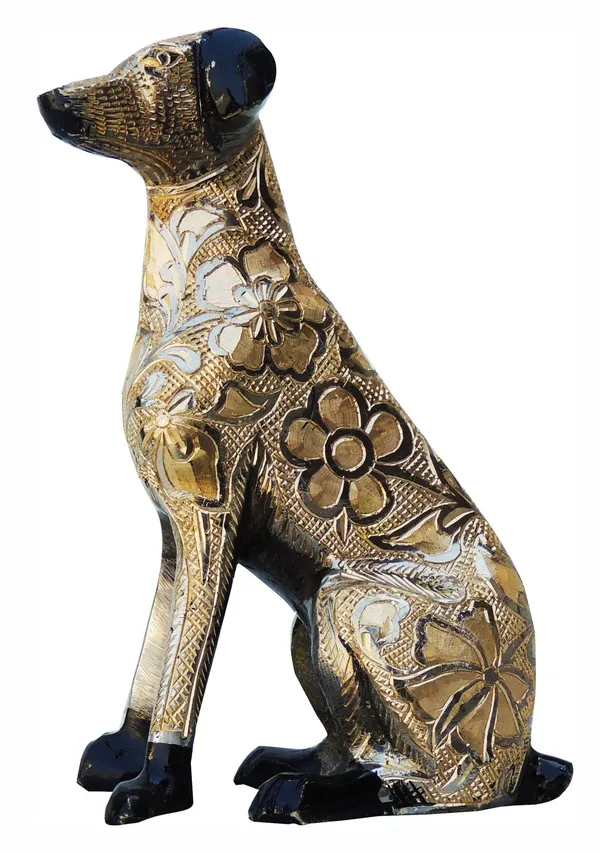 Brass_Showpiece_Dog_Statue_-_4.5x2.7x7_inch_(AN048_C)