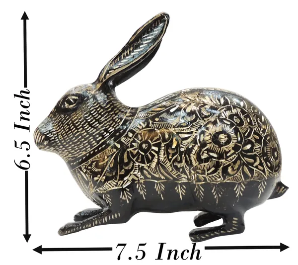 Brass_Home_Decorative_Rabbit_Showpiece_Statue_-_7.5x3.5x6.5_Inch_(AN061_E)