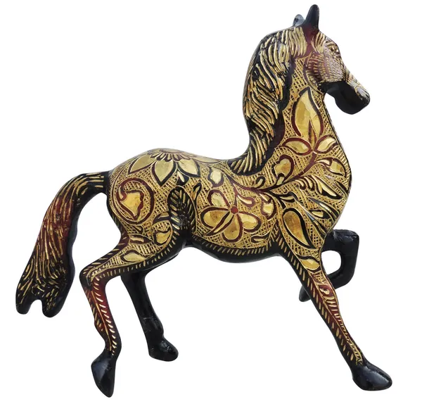 Brass_Showpiece_Running_Horse_Statue_-_9x3x8.5_Inch_(AN063_D)