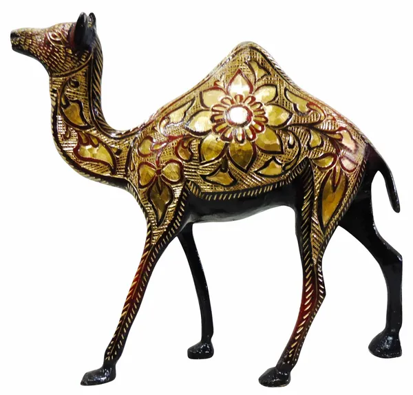Brass_Showpiece_Camel_Statue_-_9x2.5x8.3_inch_(AN142_C)
