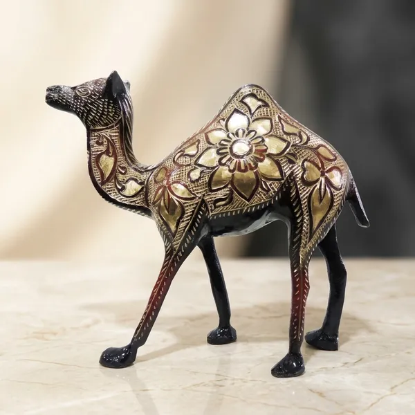 Brass_Showpiece_Camel_Statue_-_8x2.5x7_inch_(AN142_D)