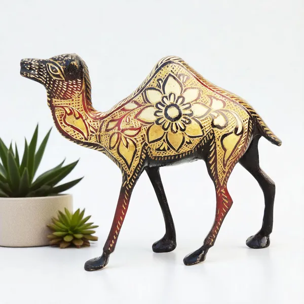Brass_Showpiece_Camel_Statue_-_6x2.2x5.1_inch_(AN142_E)