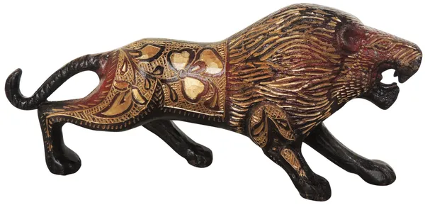 Brass_Showpiece_Lion_Statue_-_8.5x2x3.5_Inch_(AN179_A)
