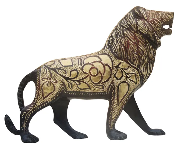 Brass_Showpiece_Lion_Statue_-_7.5x2x6_Inch_(AN179_B)