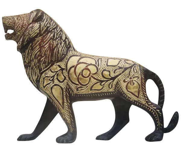 Brass_Showpiece_Lion_Statue_-_7.5x2x6_Inch_(AN179_B)
