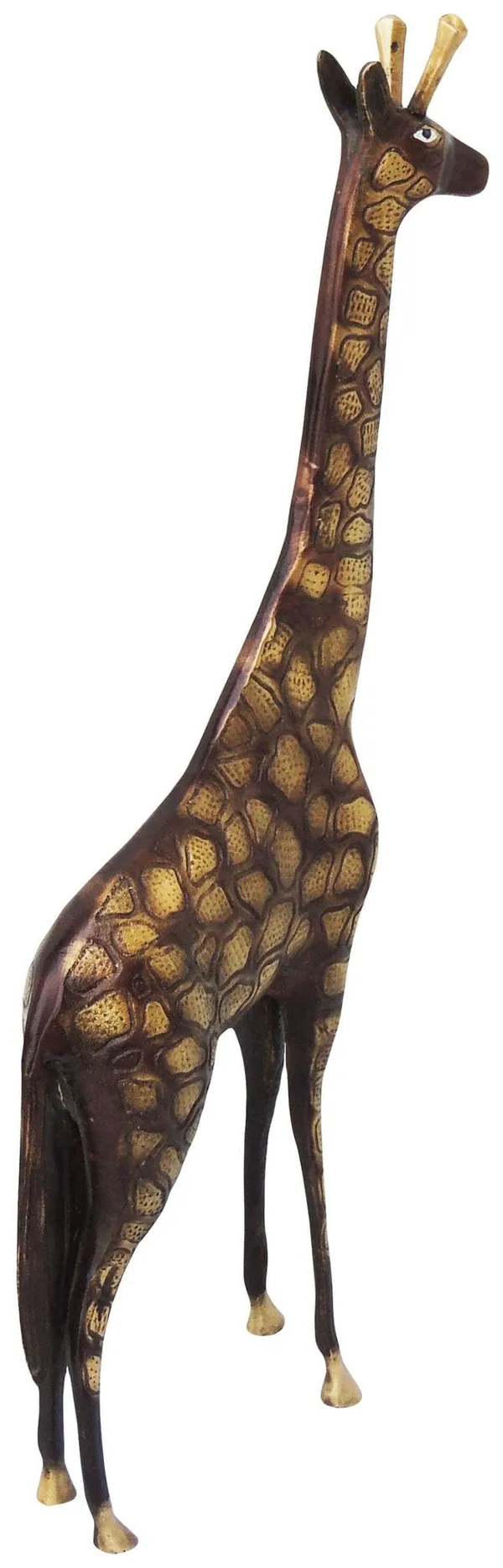 Brass_Showpiece_Standing_Giraffe_Statue_-_6.5x2.5x16.5_inch_(AN188_B)