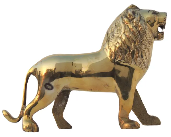 Brass_Showpiece_Lion_Statue_-_9x2x7_Inch_(AN193_C)
