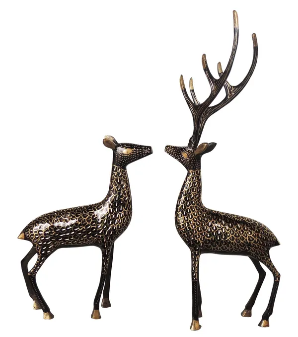 Brass_Showpiece_Duck_Pair_Statue_-_13.5x2x16_inch_(AN212_B)