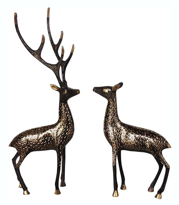 Brass_Showpiece_Duck_Pair_Statue_-_13.5x2x16_inch_(AN212_B)