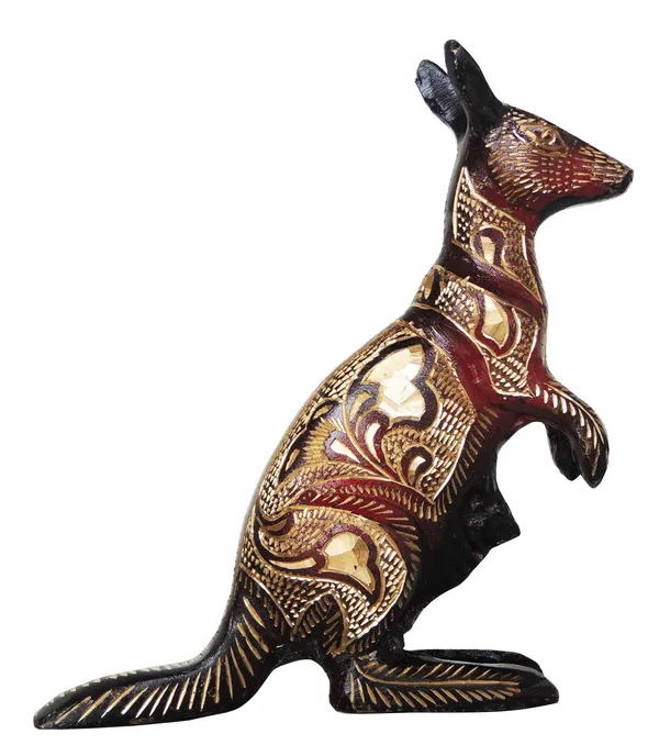 Brass_Showpiece_Kangaroo_Statue_-_4.8x1.3x6_inch_(AN216_B)