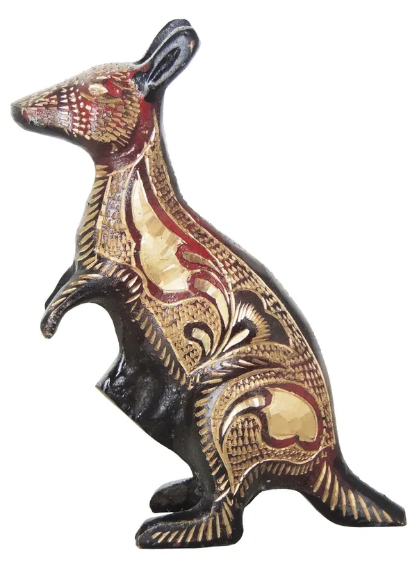 Brass_Showpiece_Kangaroo_Statue_-_3.5x1x5_inch_(AN217_B)