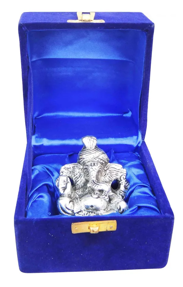 Aluminium_Showpiece_Pagadi_Ganesh_Statue_-_4x4x3.5_Inch_(AS068_B)