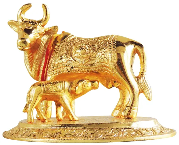 Showpiece_Cow_Statue_-_5.3x4.2x4.4_inch_(AS073_G)