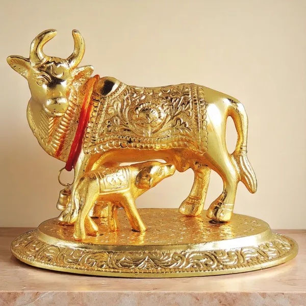 Showpiece_Cow_Statue_-_5.3x4.2x4.4_inch_(AS073_G)