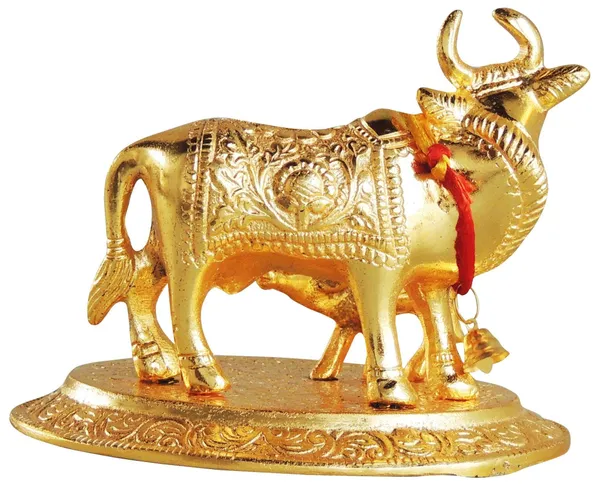 Showpiece_Cow_Statue_-_5.3x4.2x4.4_inch_(AS073_G)