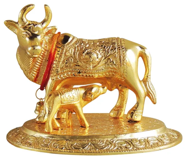 Showpiece_Cow_Statue_-_5.3x4.2x4.4_inch_(AS073_G)