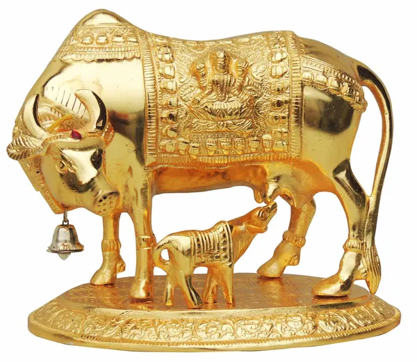 Showpiece_Cow_&_Calf_Statue_-_9.5x6.5x7.5_inch_(AS129_G)