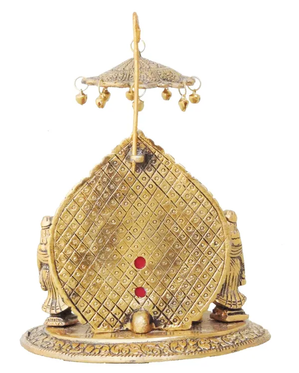 Showpiece_Ganeshji_with_Ridhi_Sidhi_Gold_-_6.5x5.5x8.5_inch_(AS133_G)