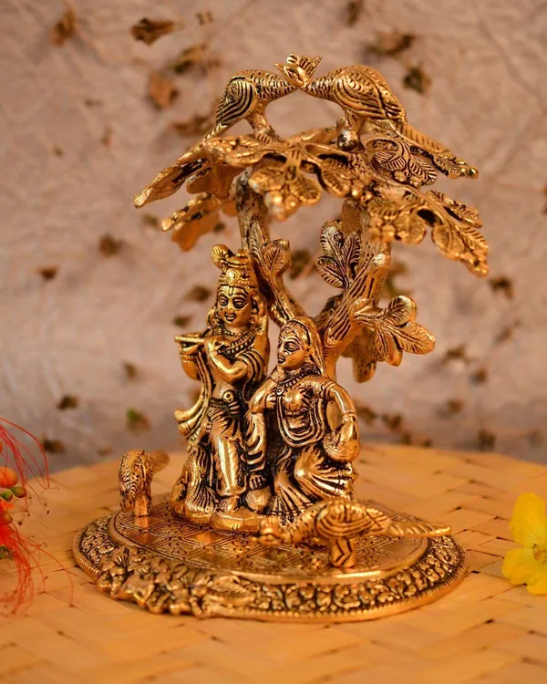 Showpiece_Radha_Krishna_Statue_Under_Tree-_7.5x5.5x8_inch_(AS134_G)