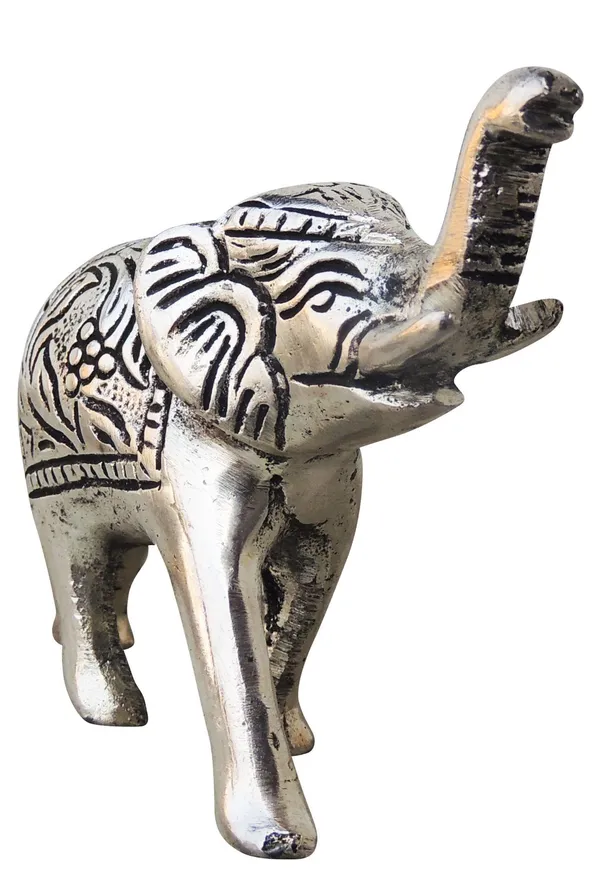 Aluminium_Showpiece_Elephant_Small_Statue_-_4x1.4x3.2_Inch_(AS143_A)_-_Pack_of_2