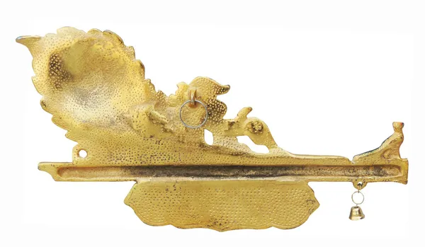 Aluminium_Showpiece_More_Pankhi_Key_Holder_Silver_Statue_-_11x1.7x5.8_Inch_(AS152_M)