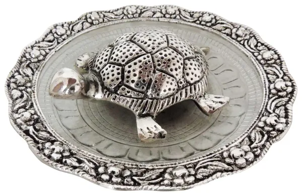 Showpiece_Tortoise_StatueWith_Glass_Plate-_5.6x5.6x1.2_inch_(AS154_S)