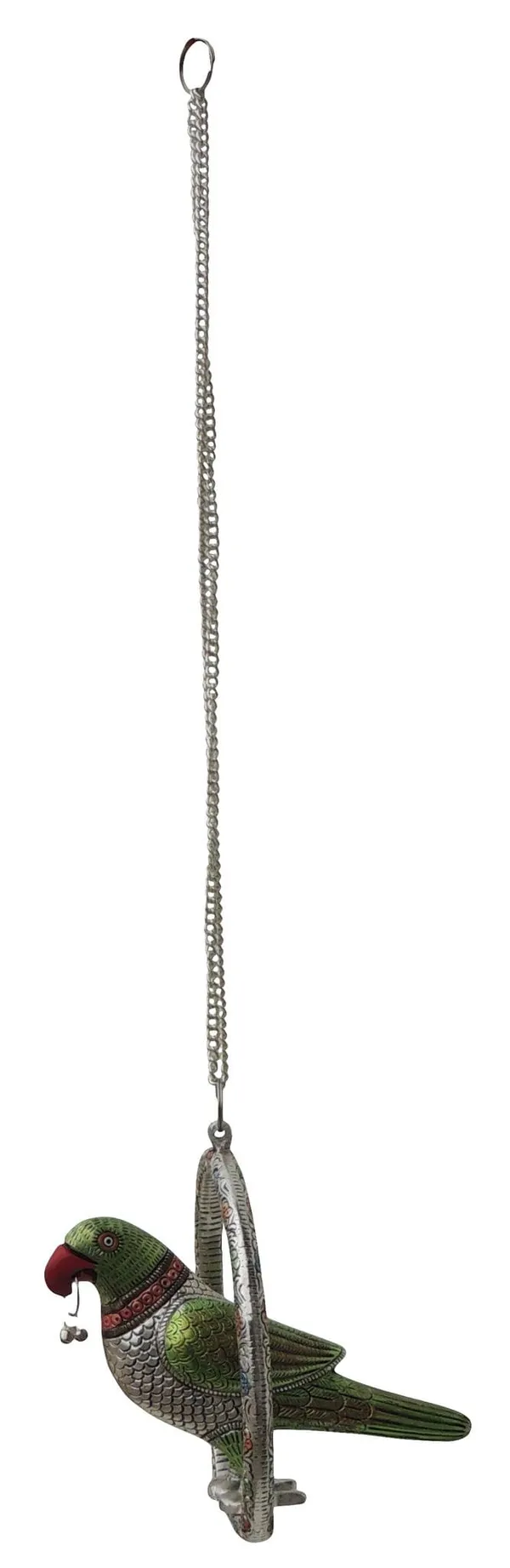 Aluminium_Showpiece_Parrot_Ring_Big_Statue_-_8x10x9_Inch_(AS207_C)