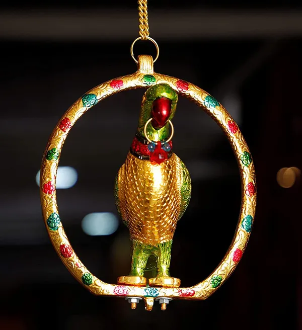 Aluminium_Showpiece_Wall_Hanging_Parrot_Statue_-_10x8x8.5_Inch_(AS207_D)