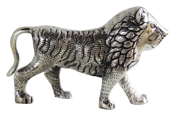 Aluminium_Showpiece_Silver_Lion_Statue_-_9.2x3x5.6_Inch_(AS214_S)