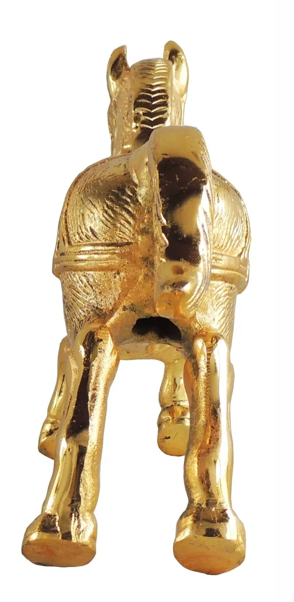 Aluminium_Showpiece_Horse_-_9.6x2.5x6.5_inch_(AS222_G)