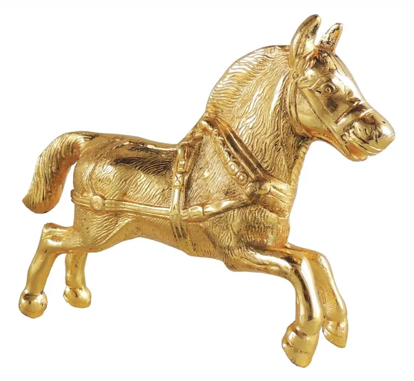 Aluminium_Showpiece_Horse_-_9.6x2.5x6.5_inch_(AS222_G)