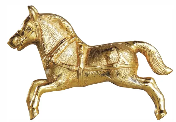 Aluminium_Showpiece_Horse_-_9.6x2.5x6.5_inch_(AS222_G)