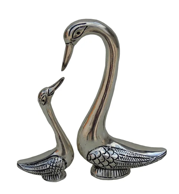 Aluminium_Showpiece_Duck_Pair_-_8x2x8.5_inch_(AS225_S)