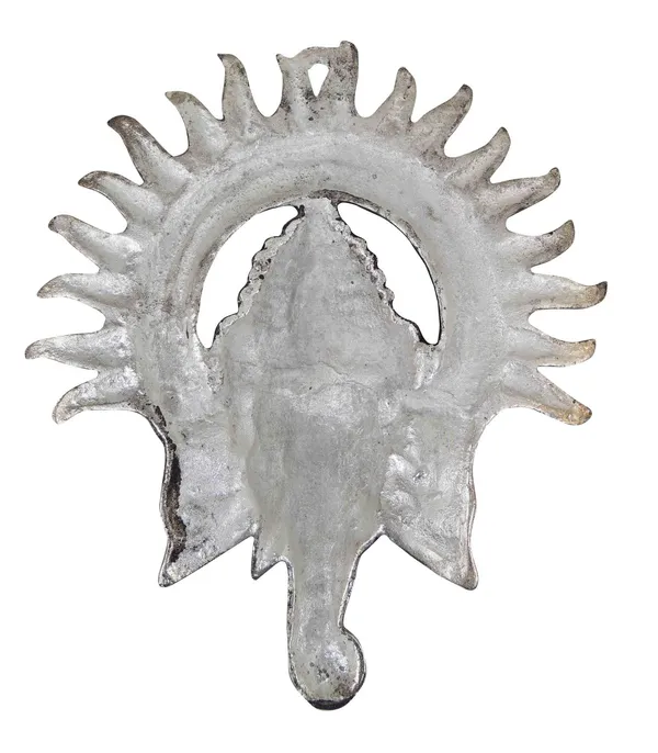 Showpiece_Ganesh_Circle_Wall_Hanging_Silver_-_8.4x1.2x9.8_inch_(AS243_S)