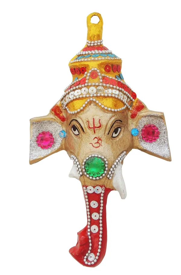 Showpiece_Ganesh_Wall_Hanging_Coloured_-_4.8x1.5x8.5_inch_(AS251_A)