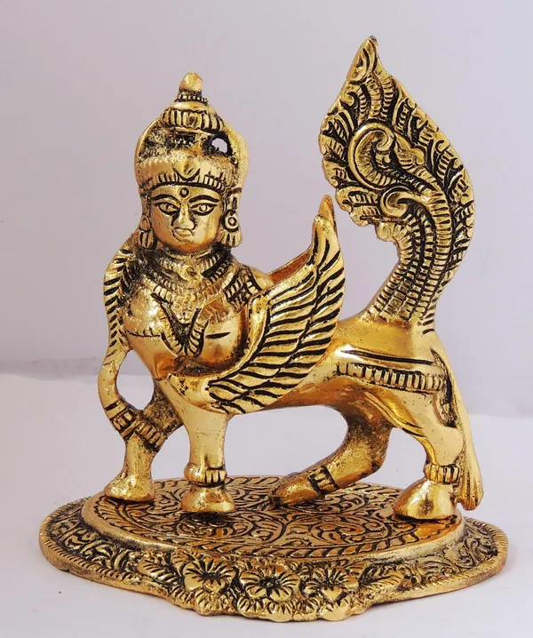 Showpiece_Kamdhenu_Cow_Statue_-_5x4.5x5.5_inch_(AS274_G)