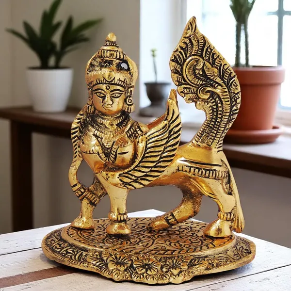 Showpiece_Kamdhenu_Cow_Statue_-_5x4.5x5.5_inch_(AS274_G)