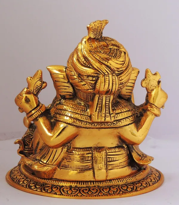 Showpiece_Pagadi_Ganesh_Big_-_7x6.5x7.5_inch_(AS294_G)