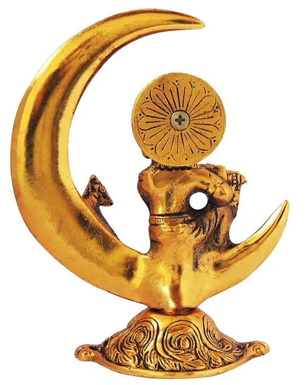 Showpiece_Krishna_On_Moon_Statue_-_5.5x3.8x6.5_inch_(AS305_G)