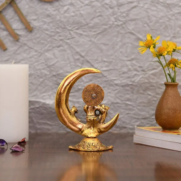 Showpiece_Krishna_On_Moon_Statue_-_5.5x3.8x6.5_inch_(AS305_G)