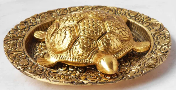 Showpiece_Tortoise_Statue_With_Plate-_6x6x1.6_inch_(AS344_G)