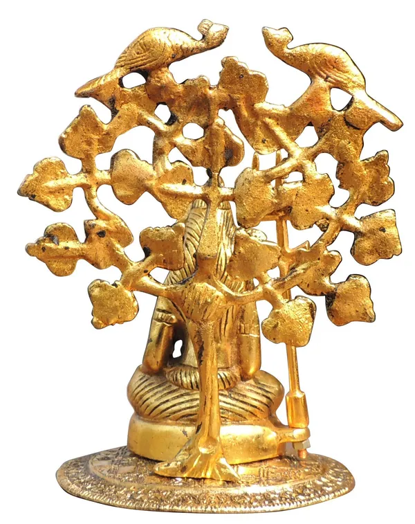 Showpiece_Mahadev_God_Idol_Statue_Under_Tree_-_6.5x5.2x8.5_inch_(AS349_G)