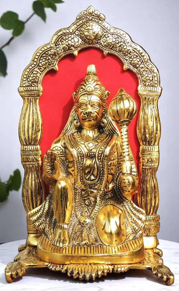 Aluminium_Showpiece_Hanuman_Ji_-_6.1x5.5x12.5_Inch_(AS350_G)