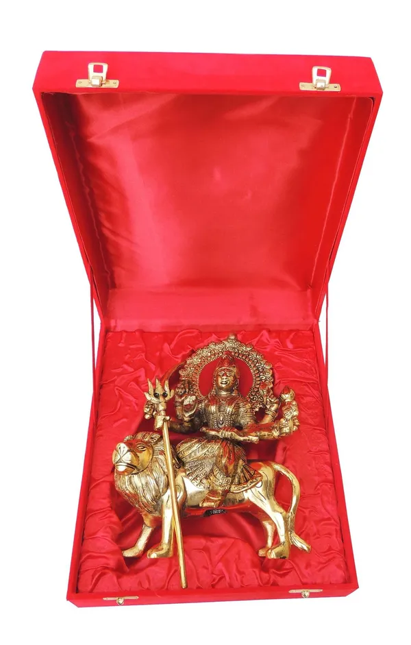 Showpiece_Durga_Ji_Statue_God_Idol_-_8x3.5x10_inch_(AS358_G)
