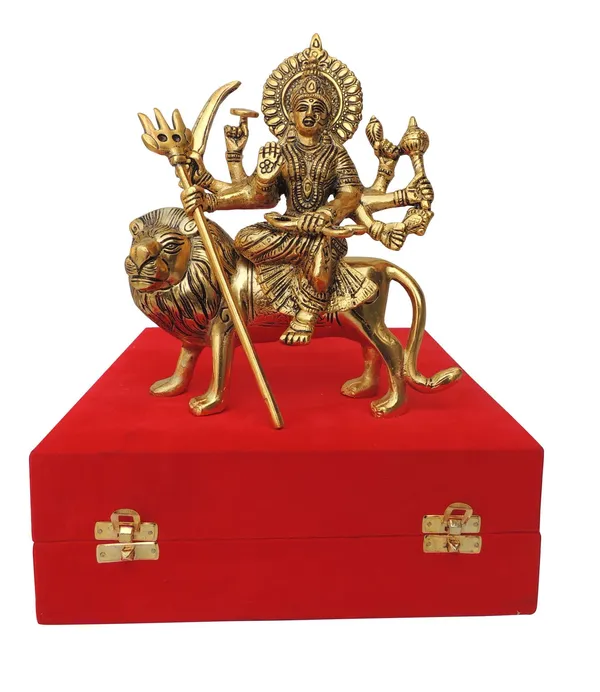 Showpiece_Durga_Ji_Statue_God_Idol_-_8.3x3.2x9.6_inch_(AS371_G)